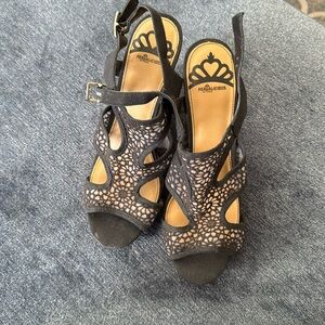 Fergalicious wedges size 9. New without box